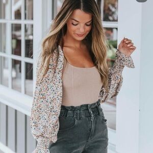 Apricot Lane Floral Bodysuit